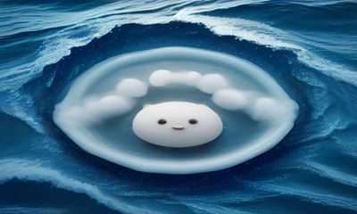 测评类主播在桌面摆满数码产品，正对镜头讲解开箱流程